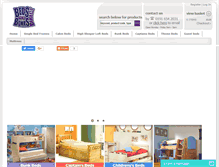 Tablet Screenshot of bedsandbunksdirect.co.uk